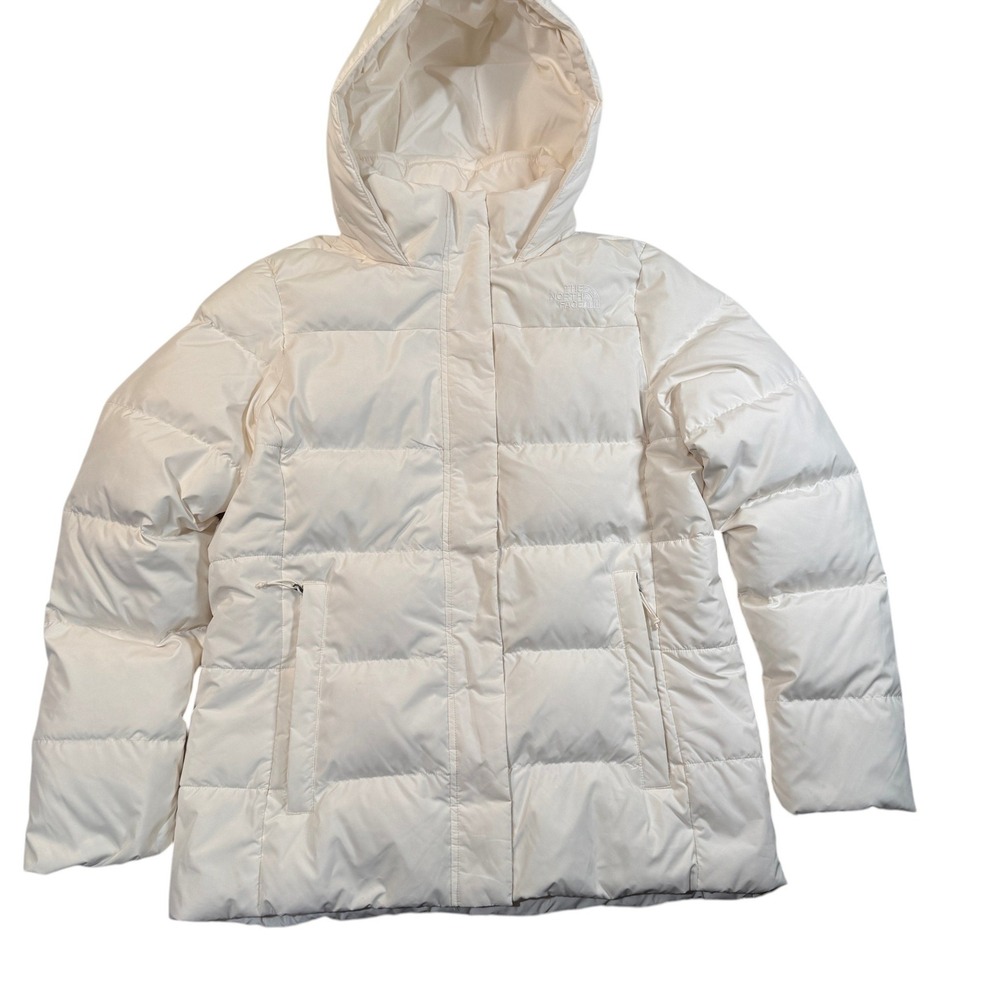 The North Face Gotham Down Parka Gardenia White Puffer Jacket NF0A4R33 Womens XL